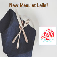 New Menu at Leila